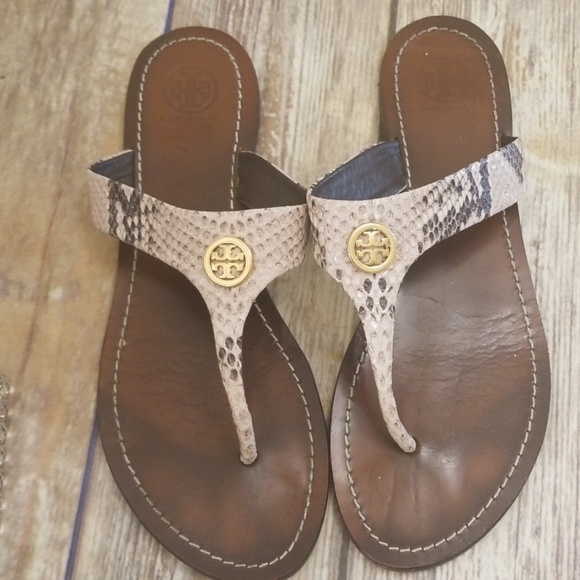Tory Burch Shoes - Tory Burch Leather Flip Flops